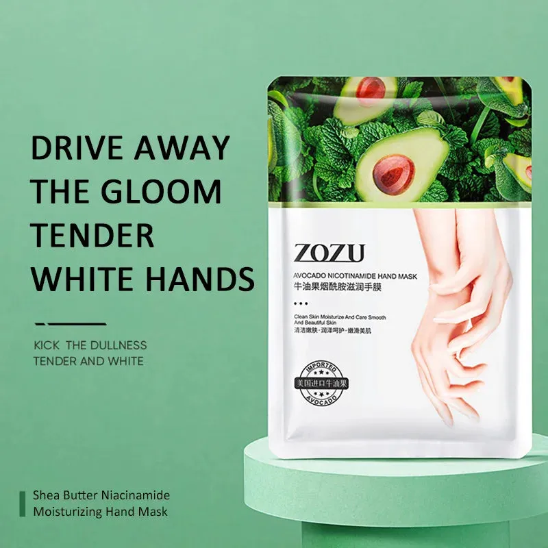 1 / 3 / 5 Pairs Avocado Hand Mask Moisturizing & Nourishing