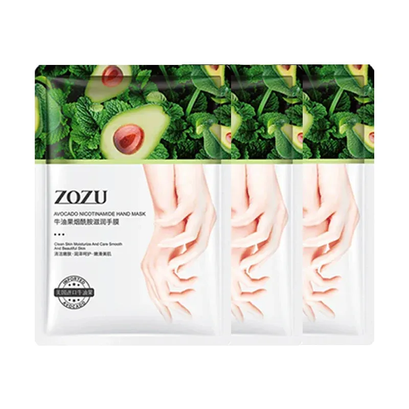 1 / 3 / 5 Pairs Avocado Hand Mask Moisturizing & Nourishing