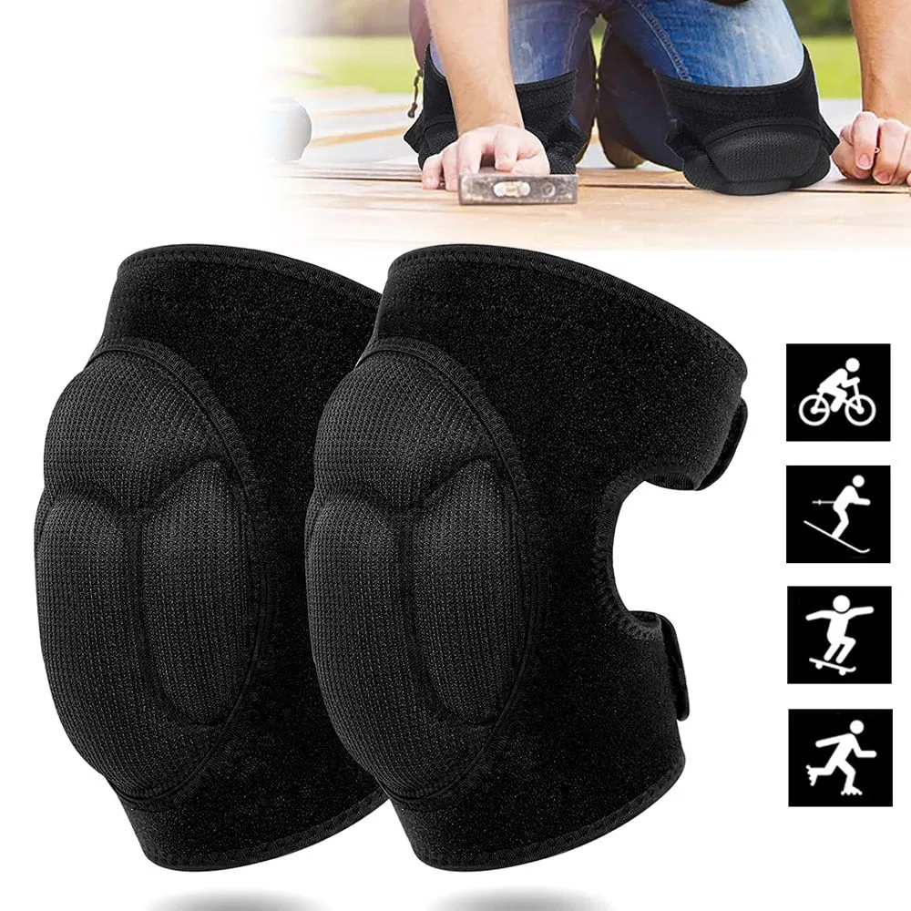 1pair Adjustable Anti-collision Knee Pads for Cleaning House Work Scrubbing Floors