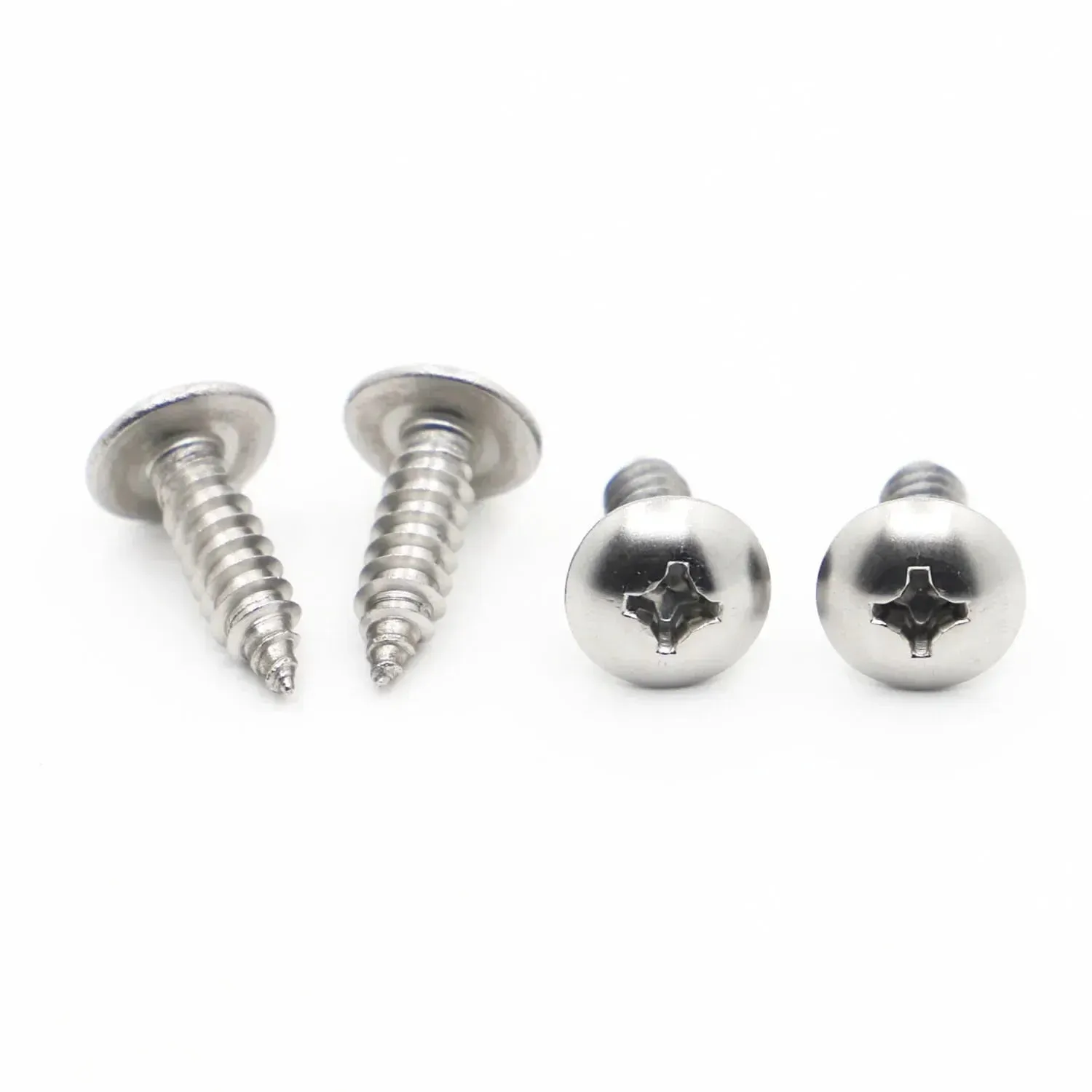 304 Stainless Steel Wood Screws - 10/20 Pack