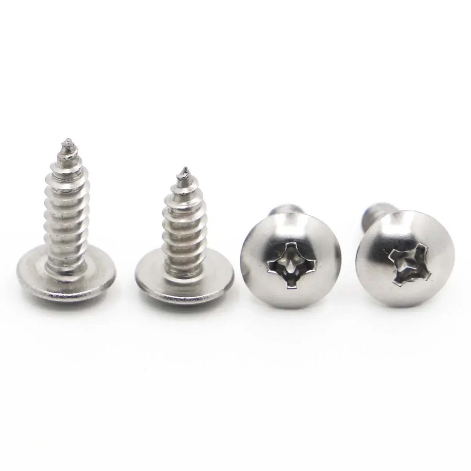 304 Stainless Steel Wood Screws - 10/20 Pack