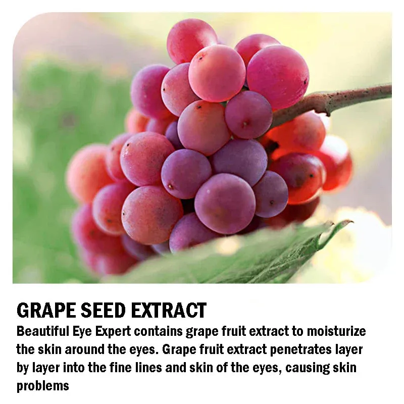 60 Piece Grape Crystal Collagen Eye Mask Anti Dark Circles Bags Aging Moisturizing Patches For Eyes