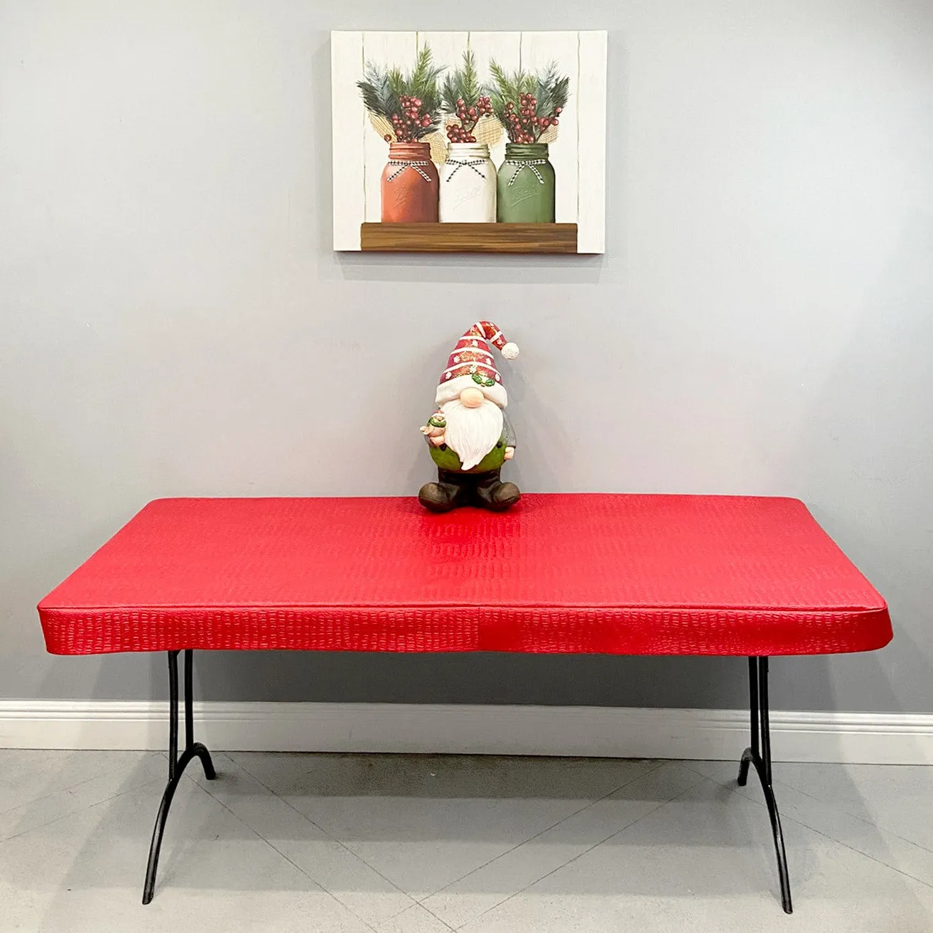 Fitted Vinyl Tablecloth, Rectangular or Square, High End