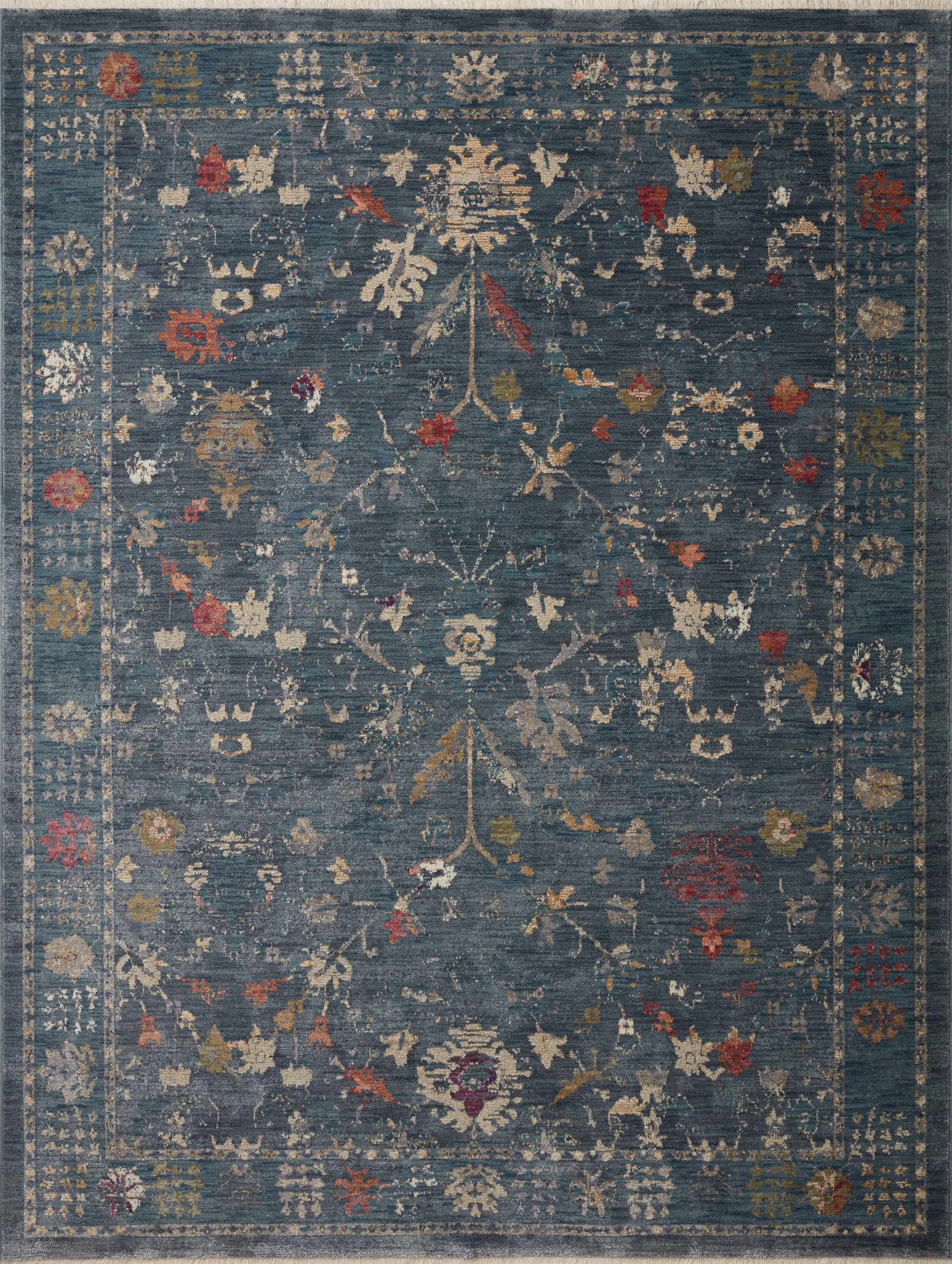Giada Rug in Denim & Multi
