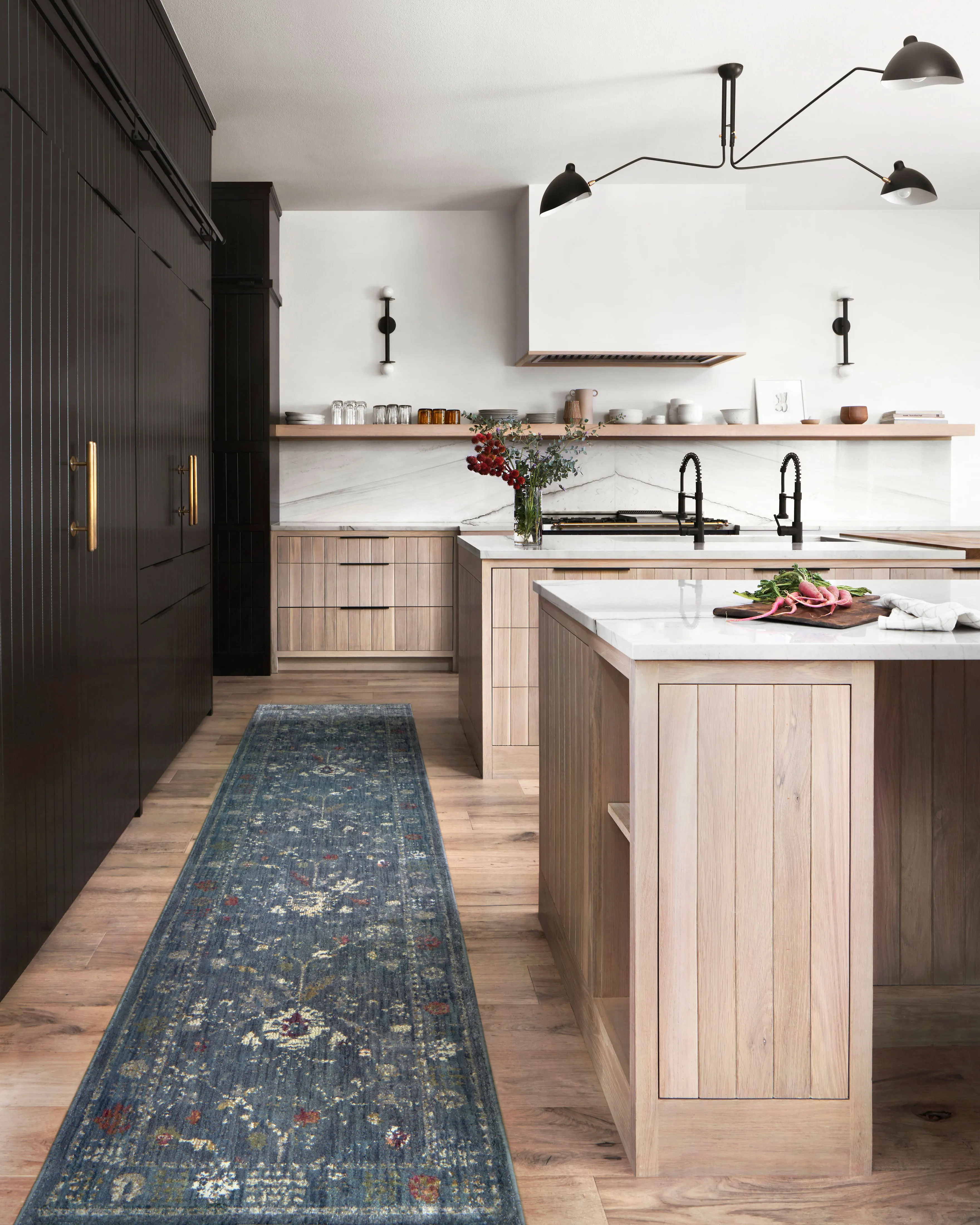 Giada Rug in Denim & Multi