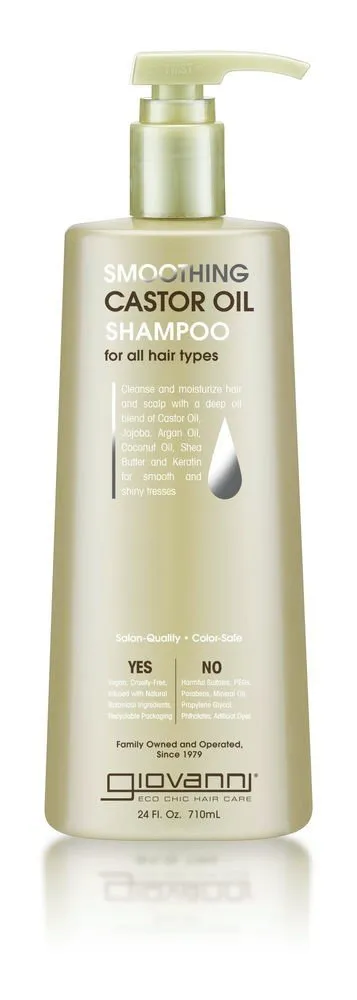 Giovanni Smoothing Castor Oil Shampoo 24 oz Liquid