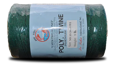 Joyfish Poly (P.E.) Twisted Twine – UV & Chemical Resistance, Color in Green.