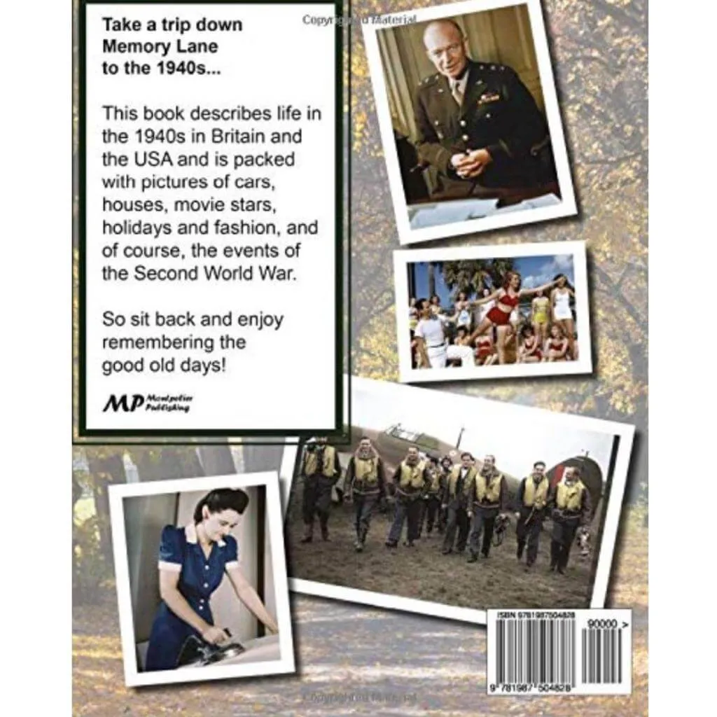 Memory Lane 1940s - Large Print Book