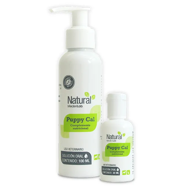 Natural Puppy Cal Complemento Nutricional Solución Oral - MederiLab