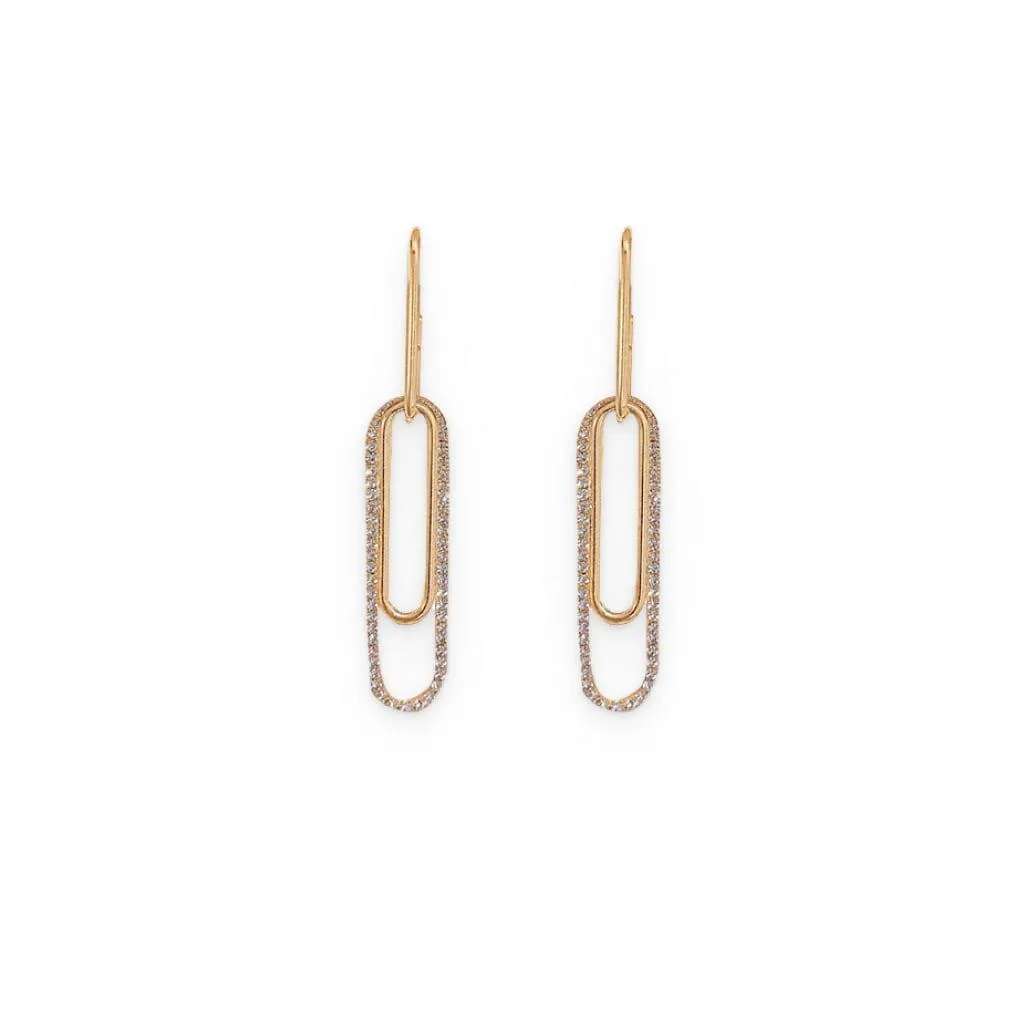 Oblong Shiny Earrings