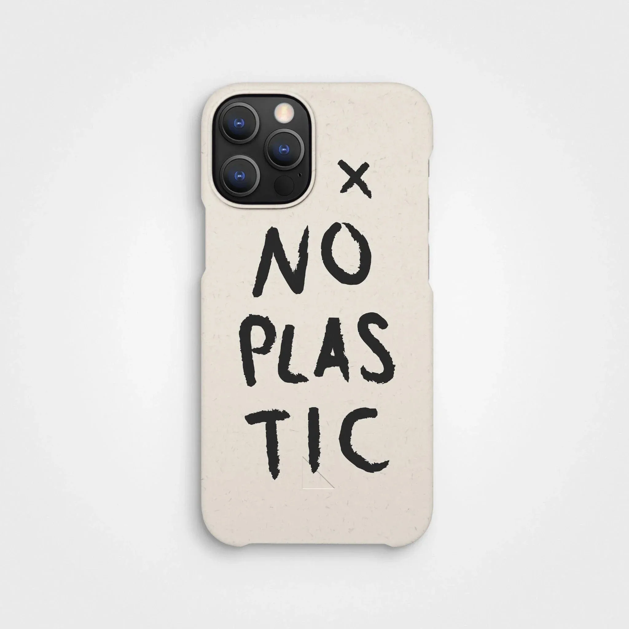 Plant-based phone case, no plastic, black | Vanilla white