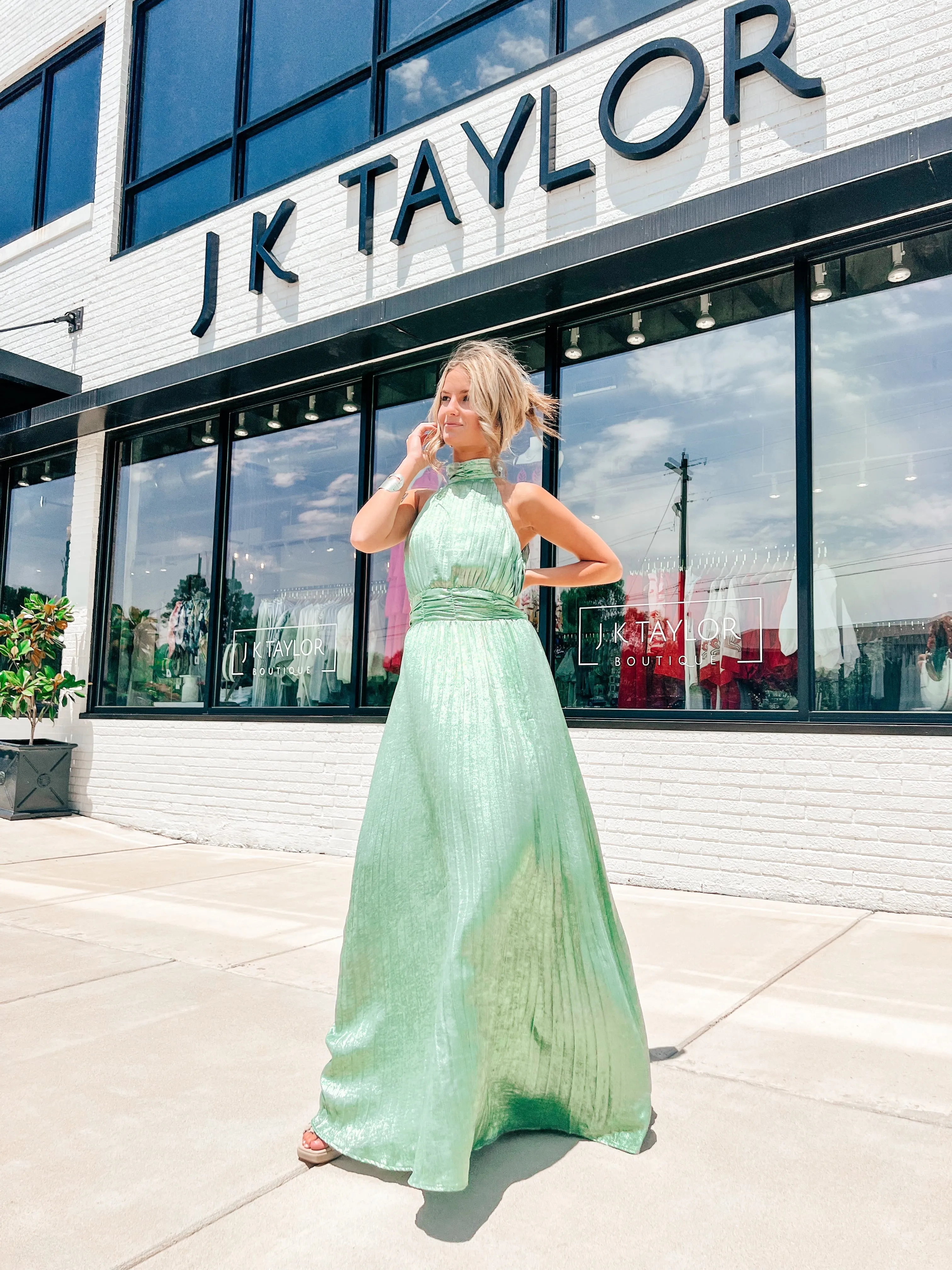 Pleated Goddess Dress