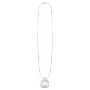 PURSE NECKLACE / SHINY SILVER