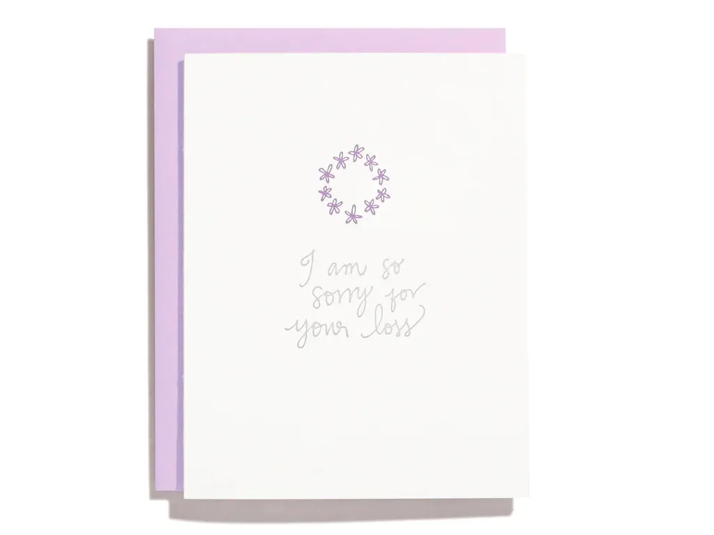 So Sorry For Your Loss Card
