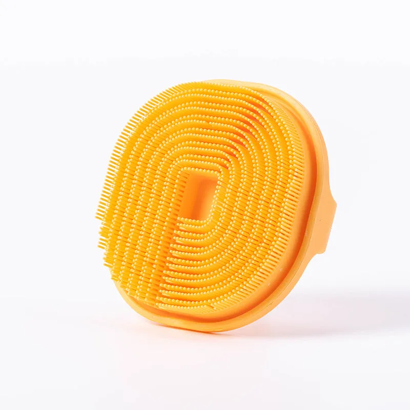Soft Silicone Body Scrubber and Shampoo Brush