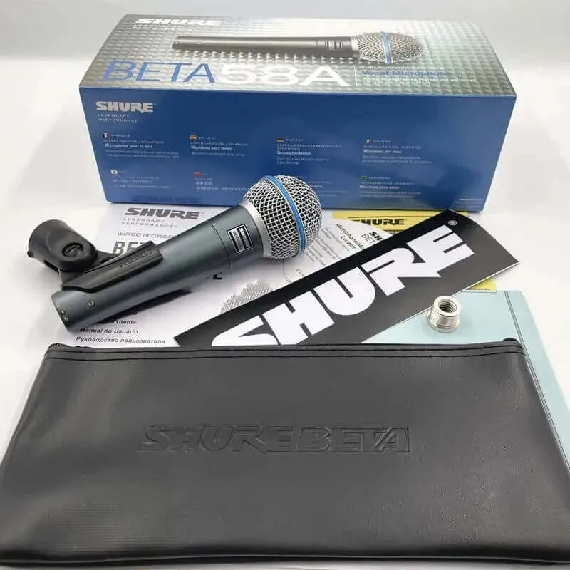 Supercardioid Dynamic Microphone Professional Wired Vocal Microphone For Singing Stage Karaoke Studio Computer Gaming