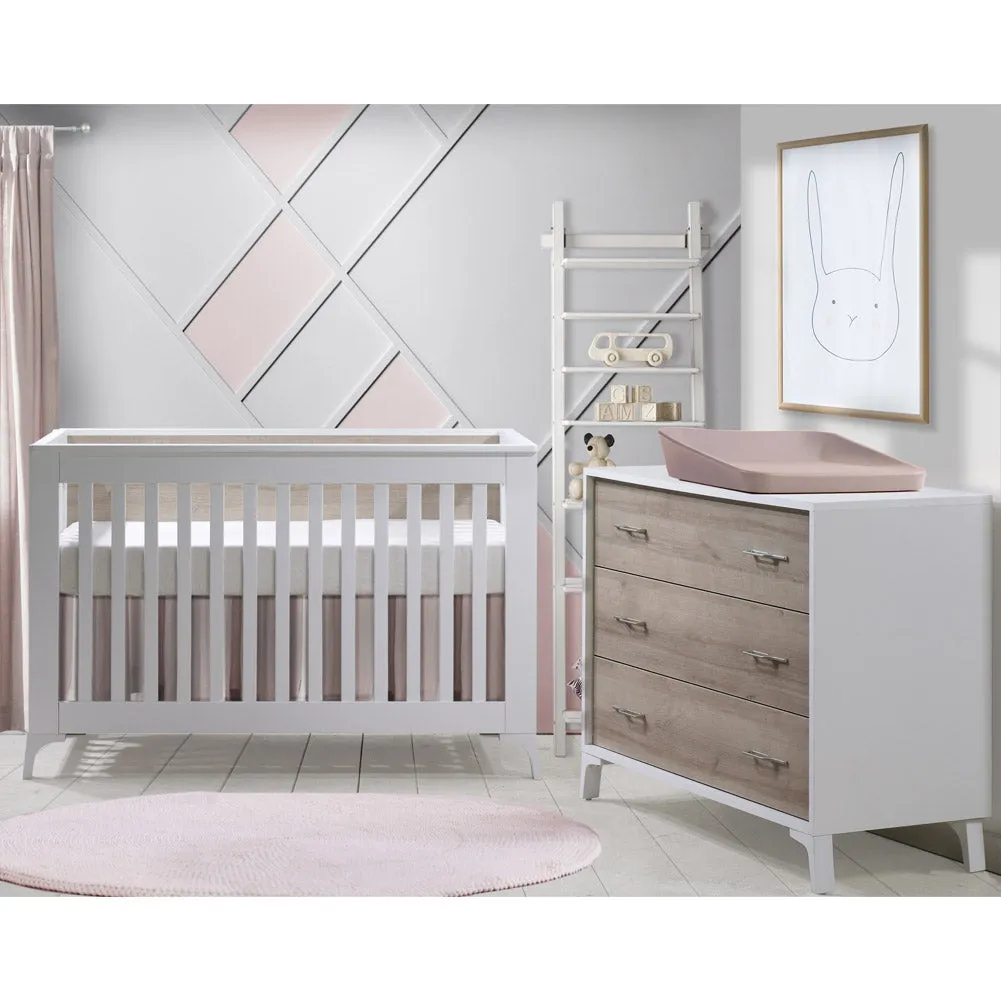 TULIP Metro Collection Crib and 3-Drawer Set