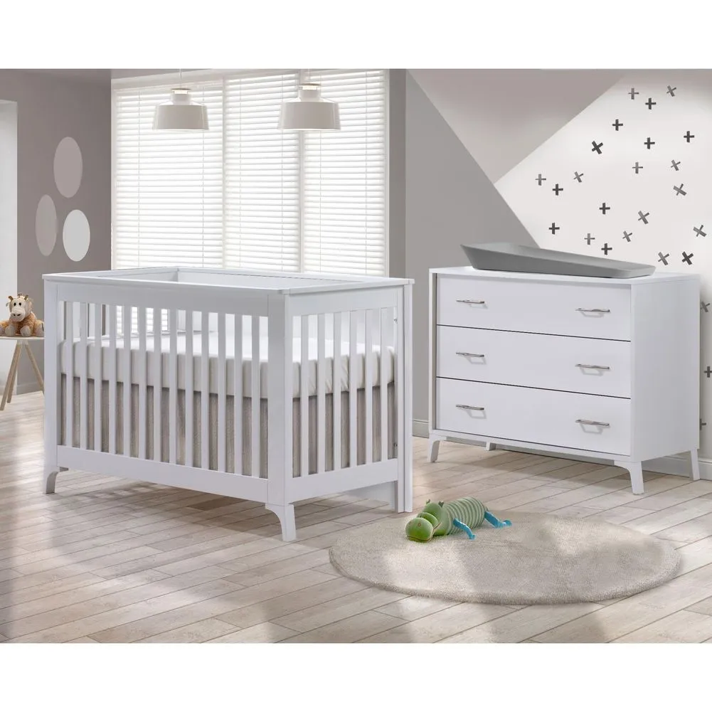 TULIP Metro Collection Crib and 3-Drawer Set