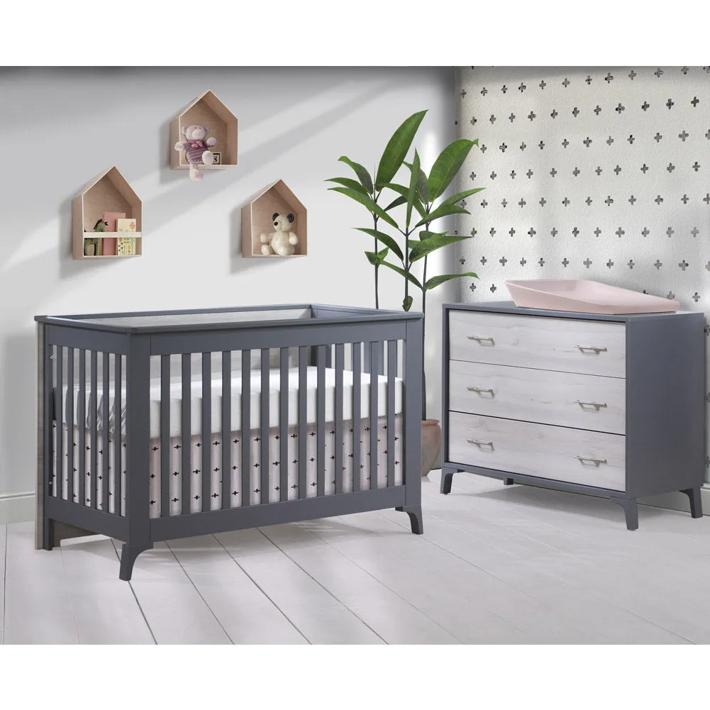 TULIP Metro Collection Crib and 3-Drawer Set